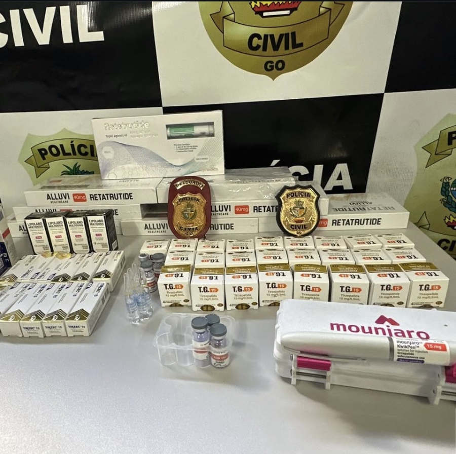 Polícia Civil apreende emagrecedores irregulares em Goiânia