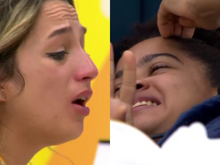 Samira cai no choro após briga com Jordana, pensa em sair e leva sermão de Milena