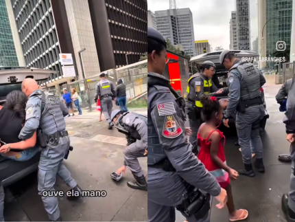 Diarista é imobilizada pela PM em frente à filha após cobrar dívida; SSP apura o caso