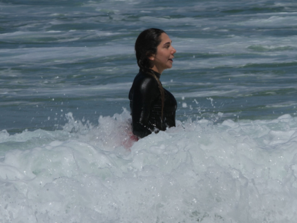 Carol Portaluppi faz alerta após quase se afogar: “Meu fôlego já não estava igual”