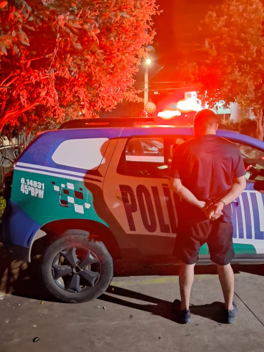 Homem é preso por ato obsceno em frente à escola em Aparecida
