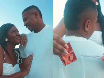 Raquel Brito anuncia gravidez e Davi Brito reage: “Você disse que eu ia ser o 1º!”