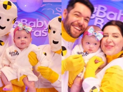 BBBaby: Andressa e Nasser escolhem reality como tema para celebrar os 6 meses da filha