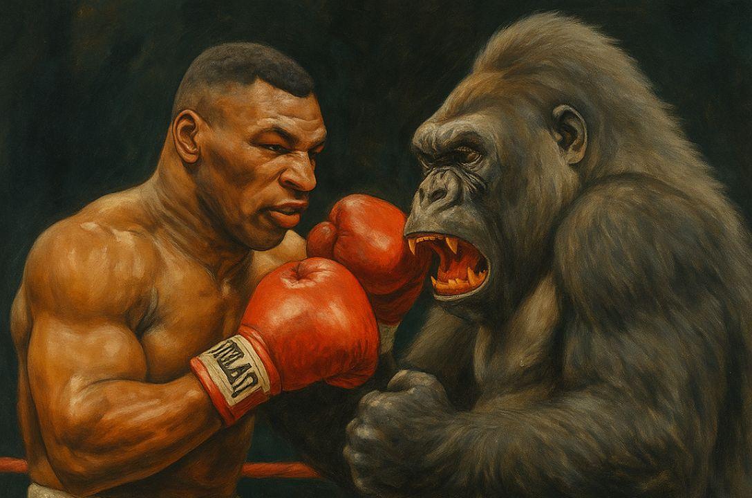 Mike Tyson já quis lutar sozinho contra um gorila silverback