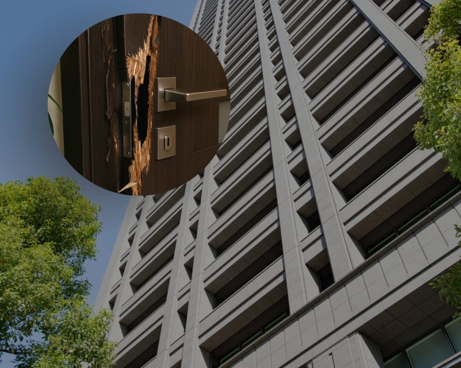Inquilina flagra proprietário invadindo apartamento com chaveiro e possível comprador