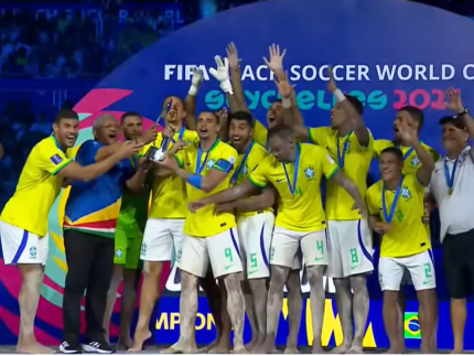 Reis da praia: Brasil fatura o hepta e amplia vantagem de maior campeão mundial