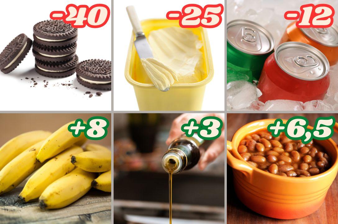 Veja os alimentos que somam ou tiram minutos da sua vida