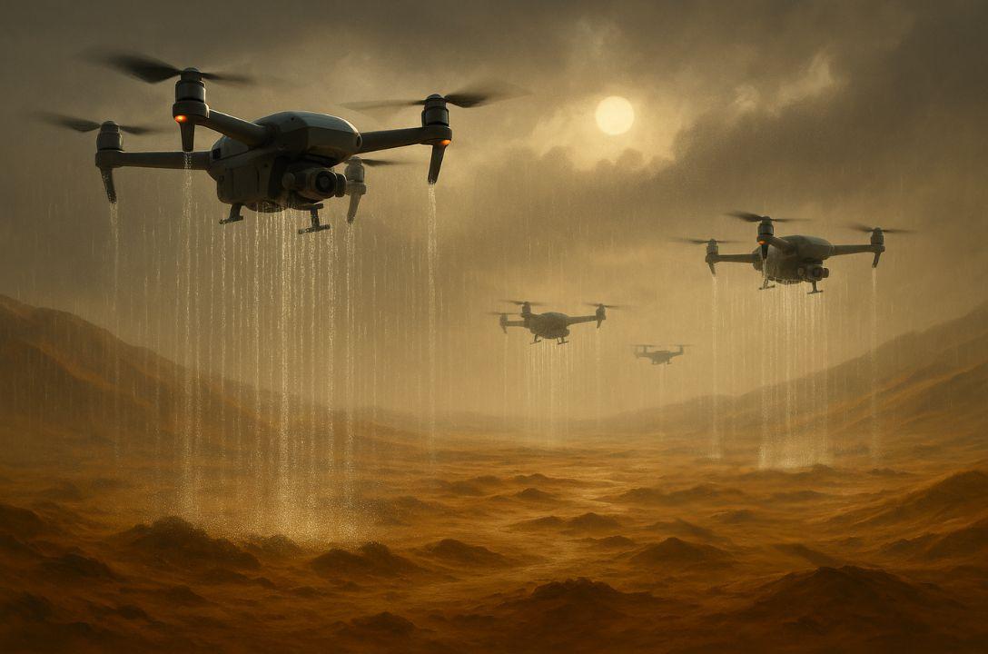 Cientistas fazem chover o equivalente a 30 piscinas no deserto