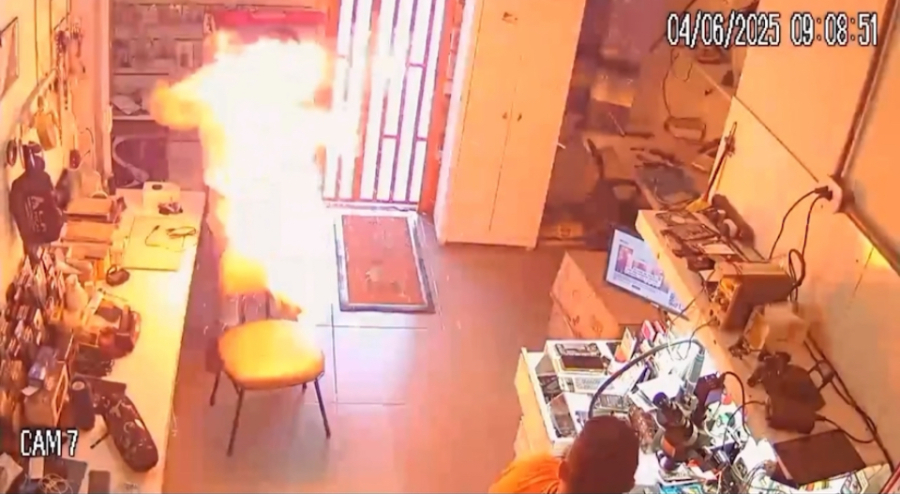 Celular explode durante conserto e assusta técnico em Uruaçu