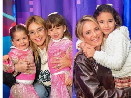 Noite das crianças: Famosos levam os filhos para show de patinação do gelo em SP
