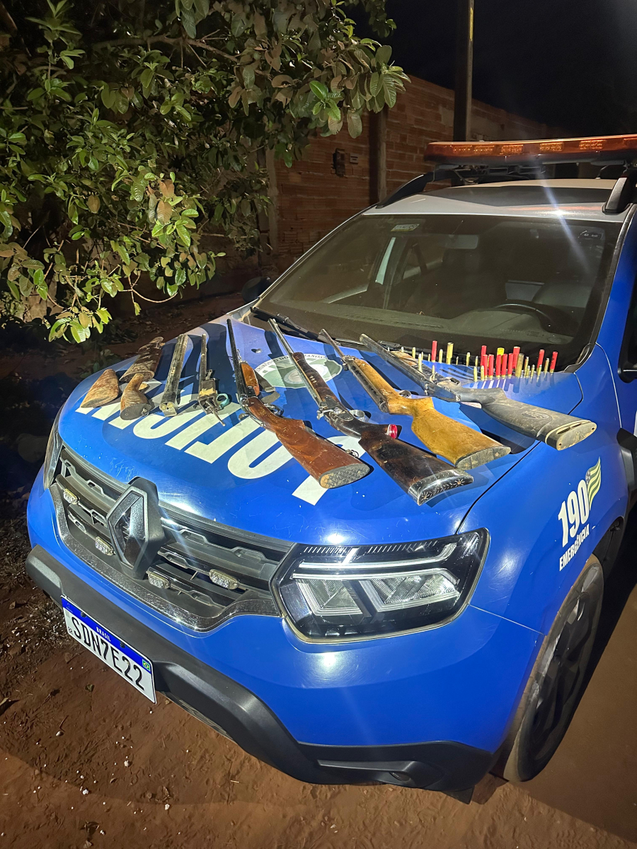 PM desmantela fábrica clandestina de armas e apreende arsenal