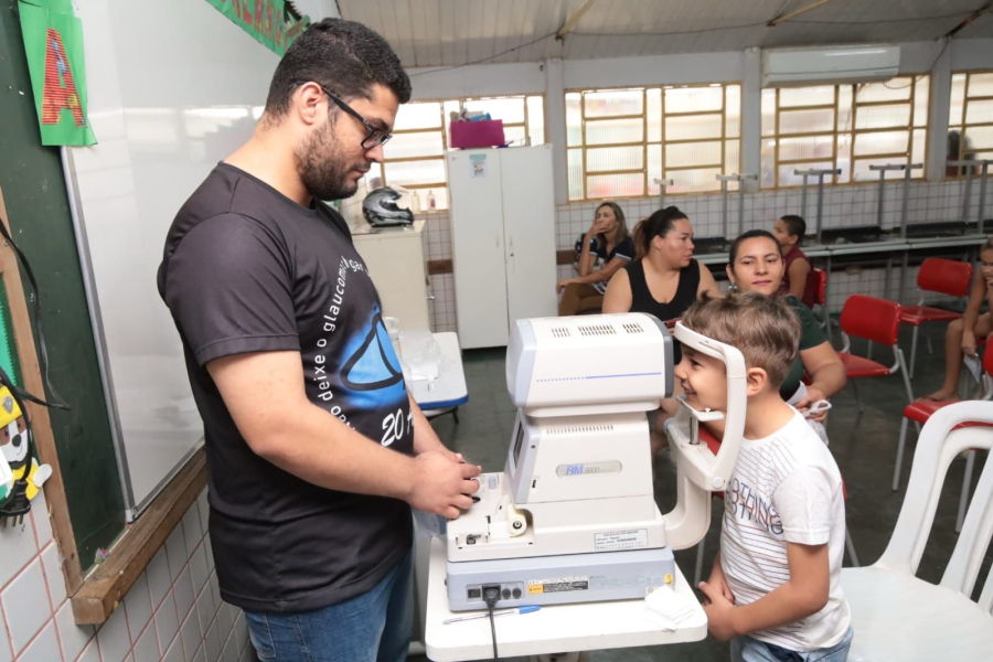 Aparecida realiza 200 atendimentos oftalmológicos em crianças