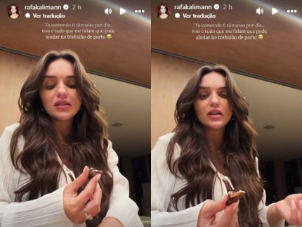Grávida, Rafa Kalimann revela uso de fruta popular na preparação para o parto; saiba mais