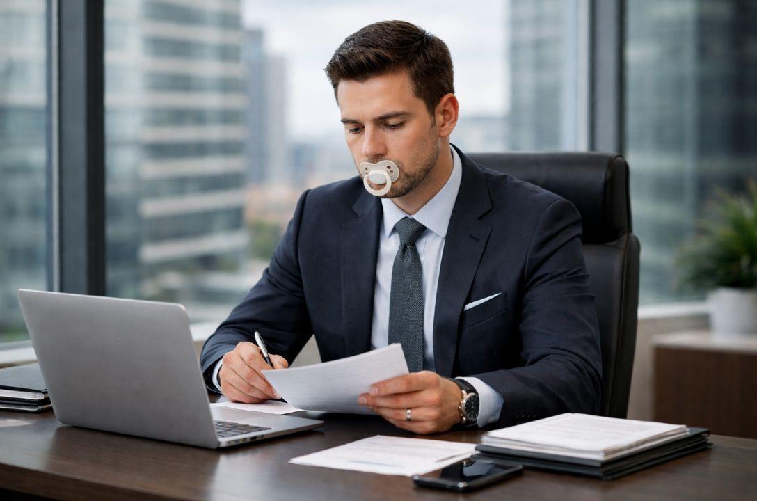 Cada vez mais adultos usam chupetas para aliviar o estresse