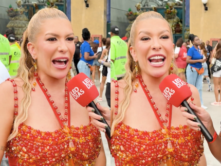 Musa da Viradouro, Lore Improta conta se toparia ser rainha de bateria da escola de samba