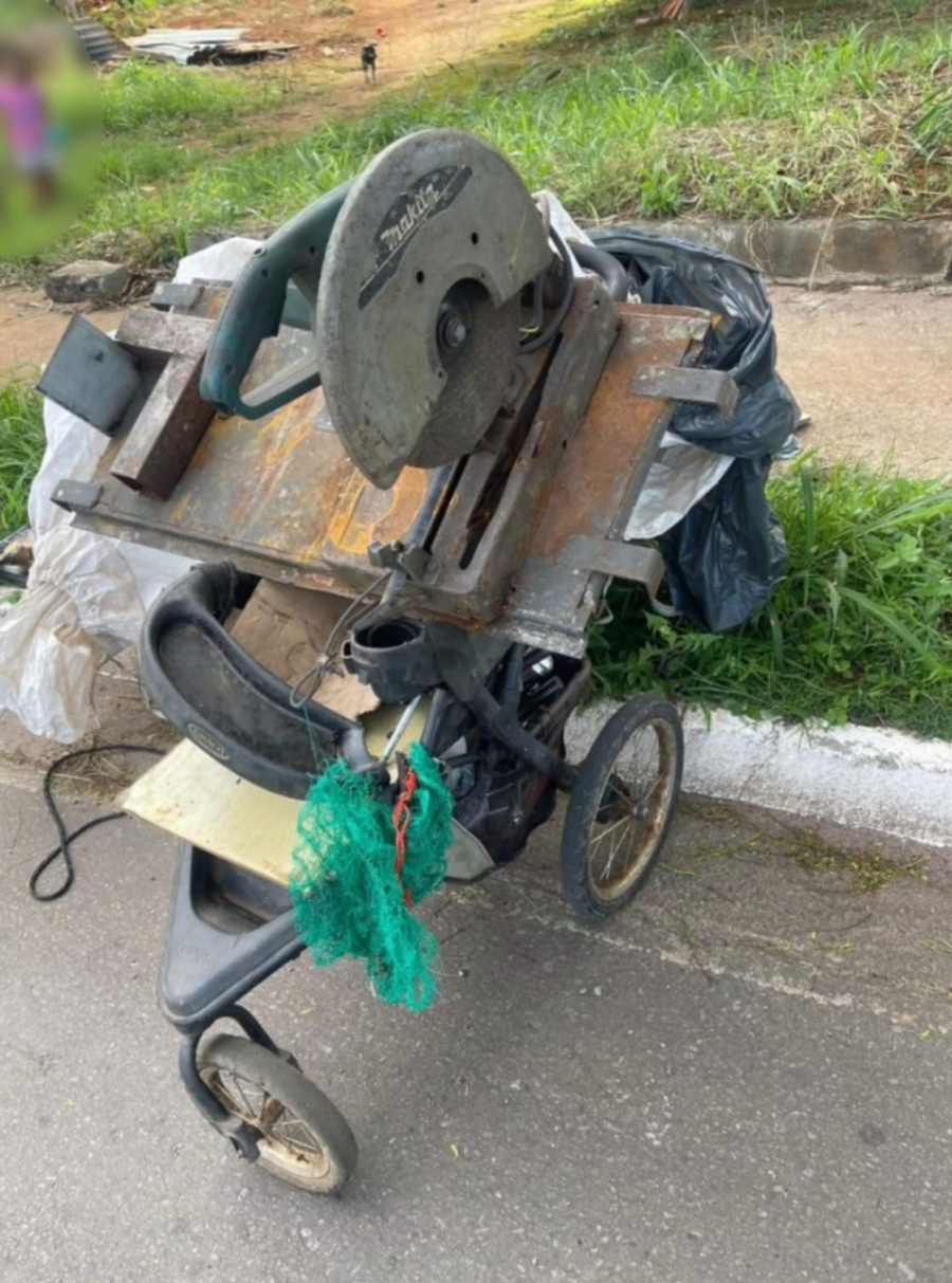 Homem é detido com itens furtados após invadir empresa