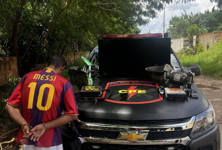 CPE prende homem por furto em residência em menos de 2 horas
