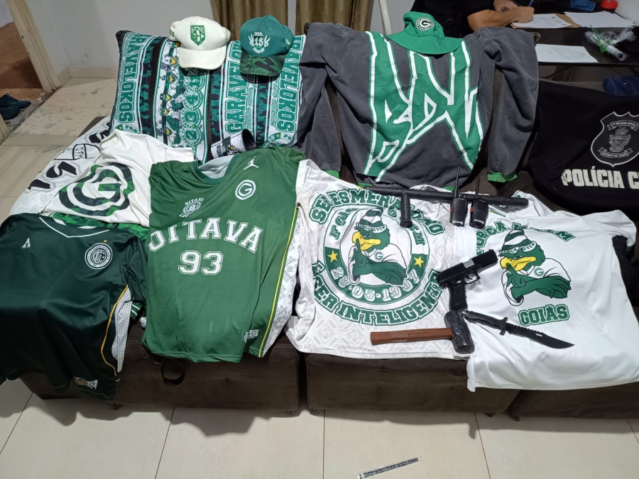 PCGO prende faccionados de torcida por emboscadas após jogos