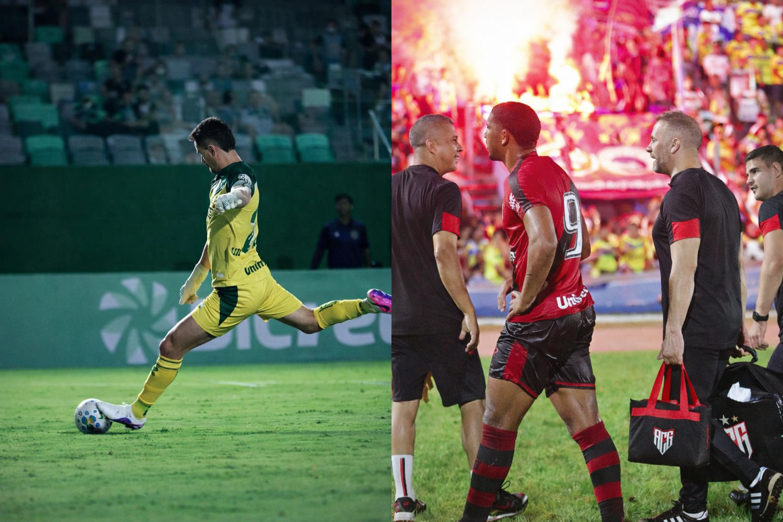 Em noite dos goianos, Goiás e Atlético se classificam na Copa do Brasil